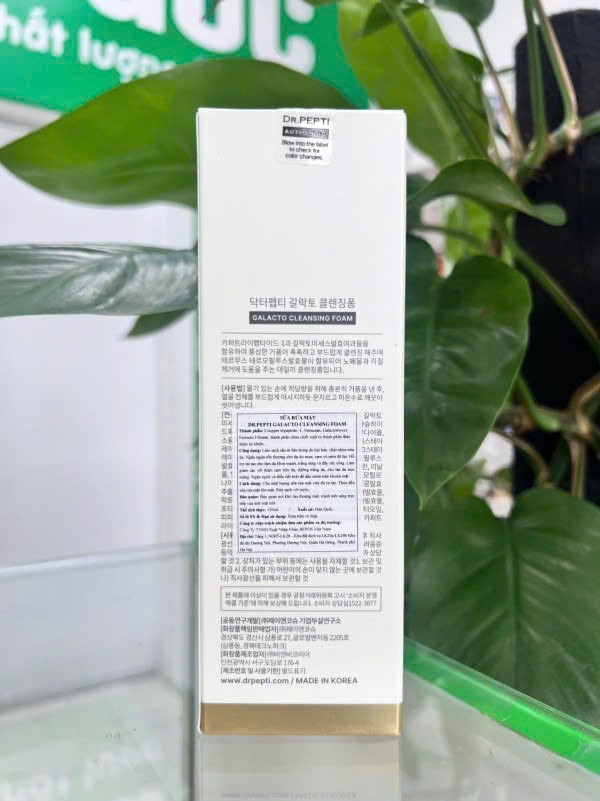 Dr.Pepti Galacto Cleansing Foam Review — Phân Tích & Hướng Dẫn Dùng